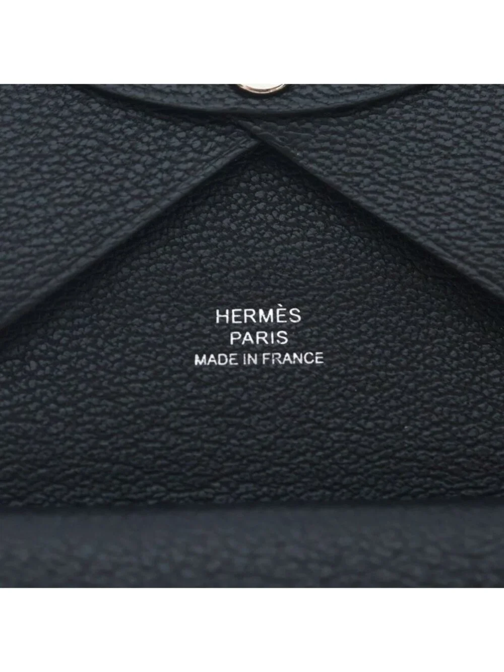 Hermes Calvi Duo Chevre Black ‐